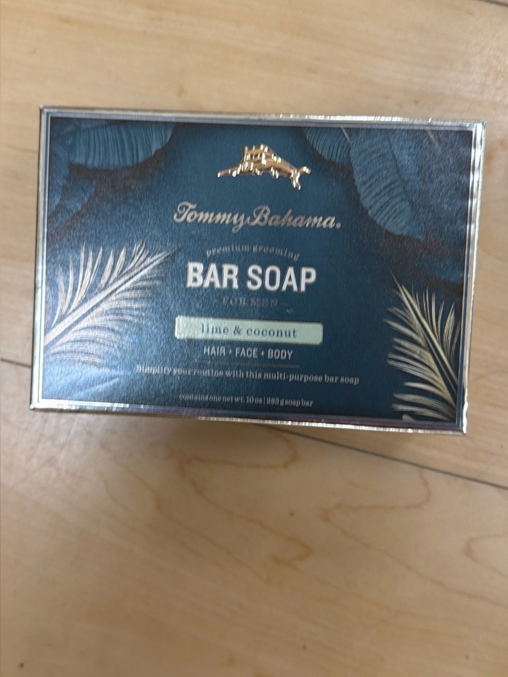 Tommy Bahama Bar Soap - Lime & Coconut Teal and Gold Packaging